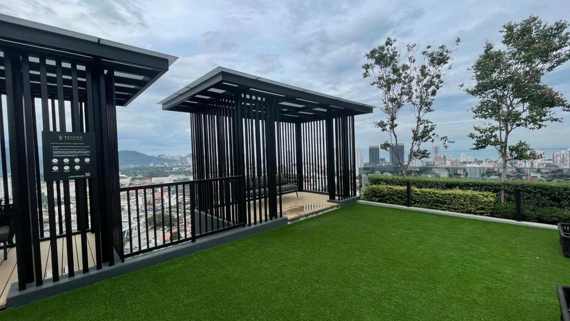 New Georgetown Instagramable 2Br Homestay For 10Pax 无敌美景两房民宿 Beacon Executive Suite Екстер'єр фото